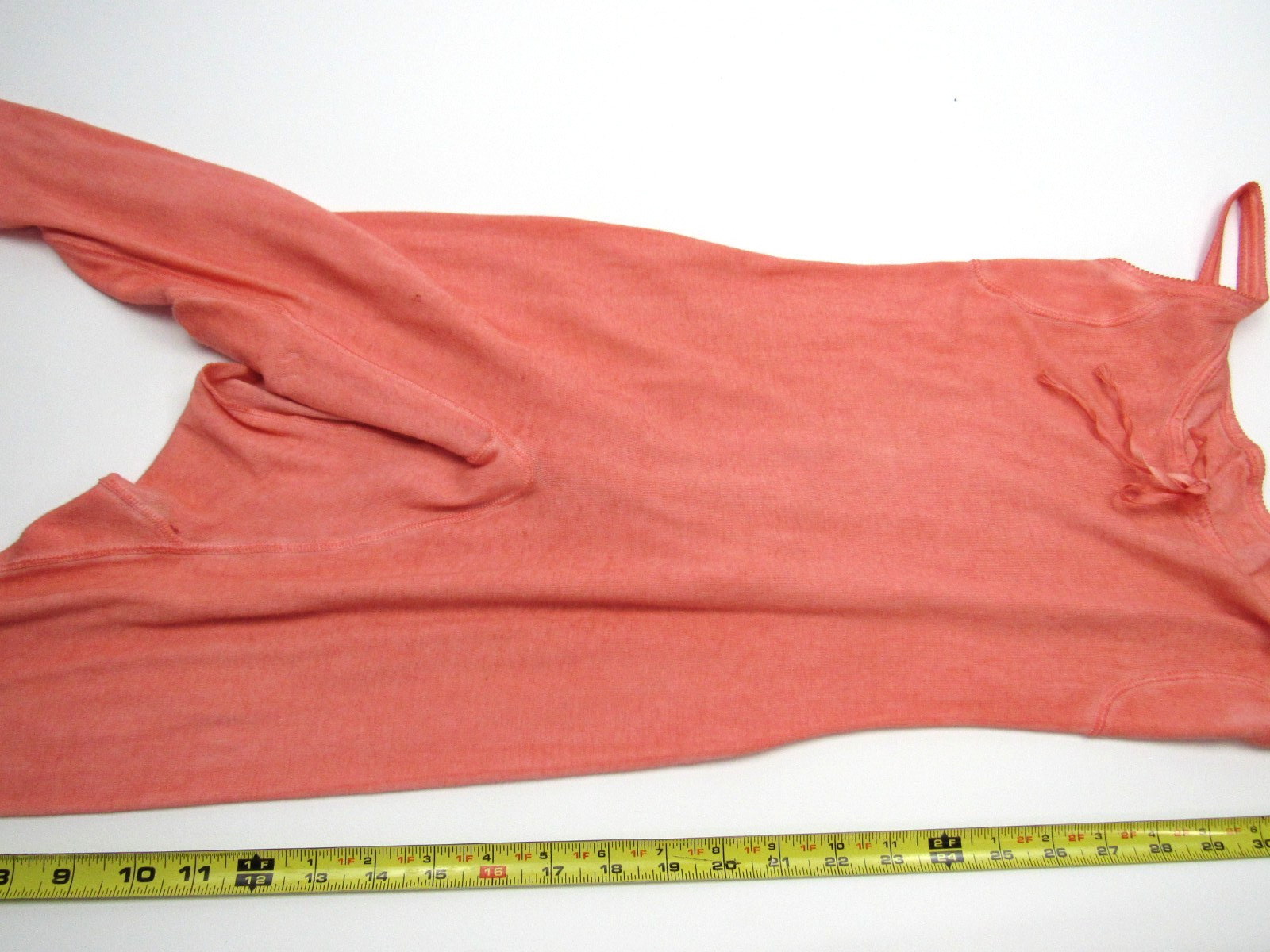 Vintage Union Suit Undergarment Pink Coral Antique One Piece Lot