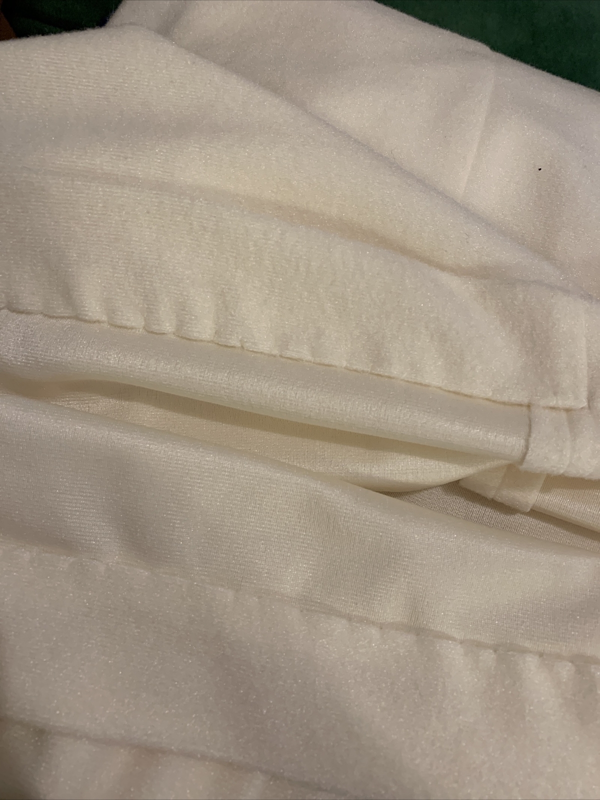Vintage Vassarette Half Zip Cream Long Maxi Bathrobe Robe L Large With Lace 80’s