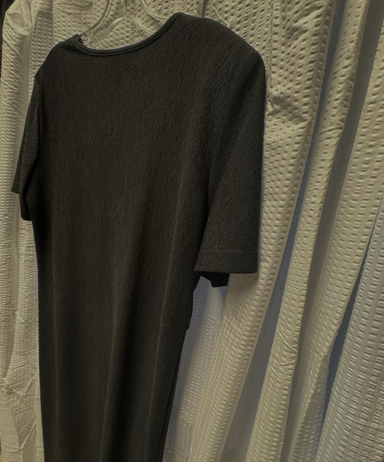 Vintage 90s Y2K Jillian Black Button Front Bodice Dress Sz14 USA Made Embroidery