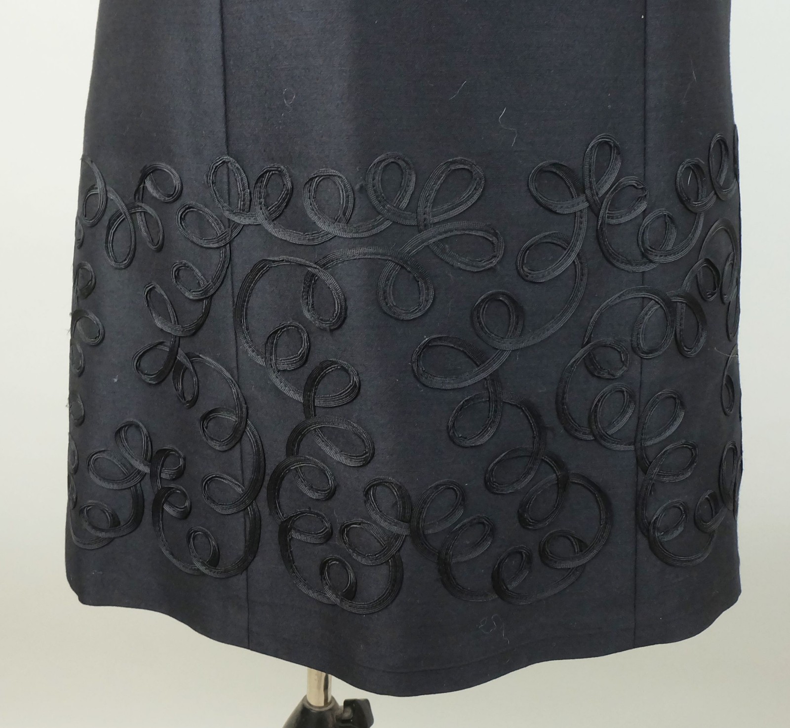Vintage 50s Black Dress With Short Jacket Size XS Party Dress