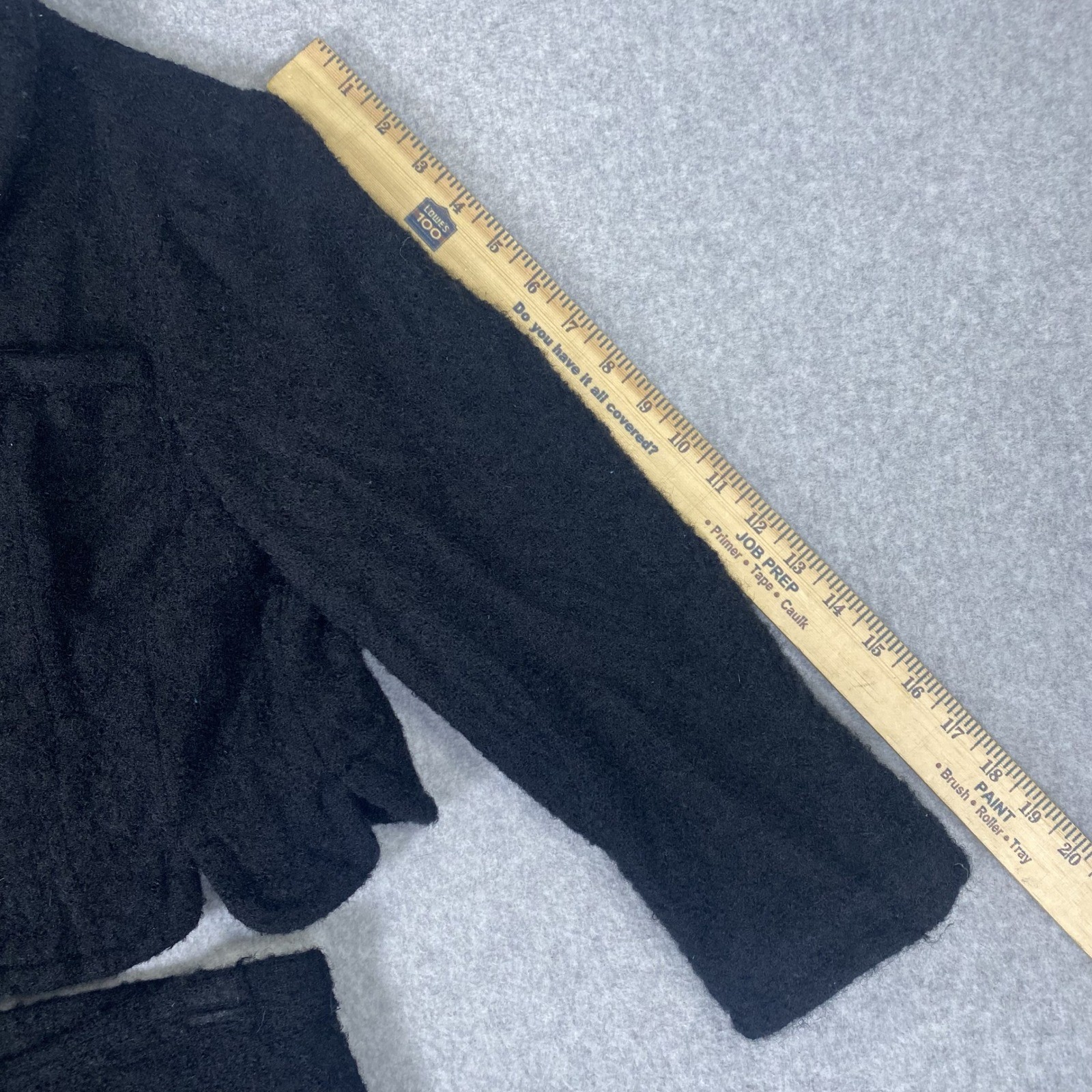 Lilli Ann Paris Bouclé Wool Suit Set 50s/60s Black Jacket Skirt Pom Pom Buttons