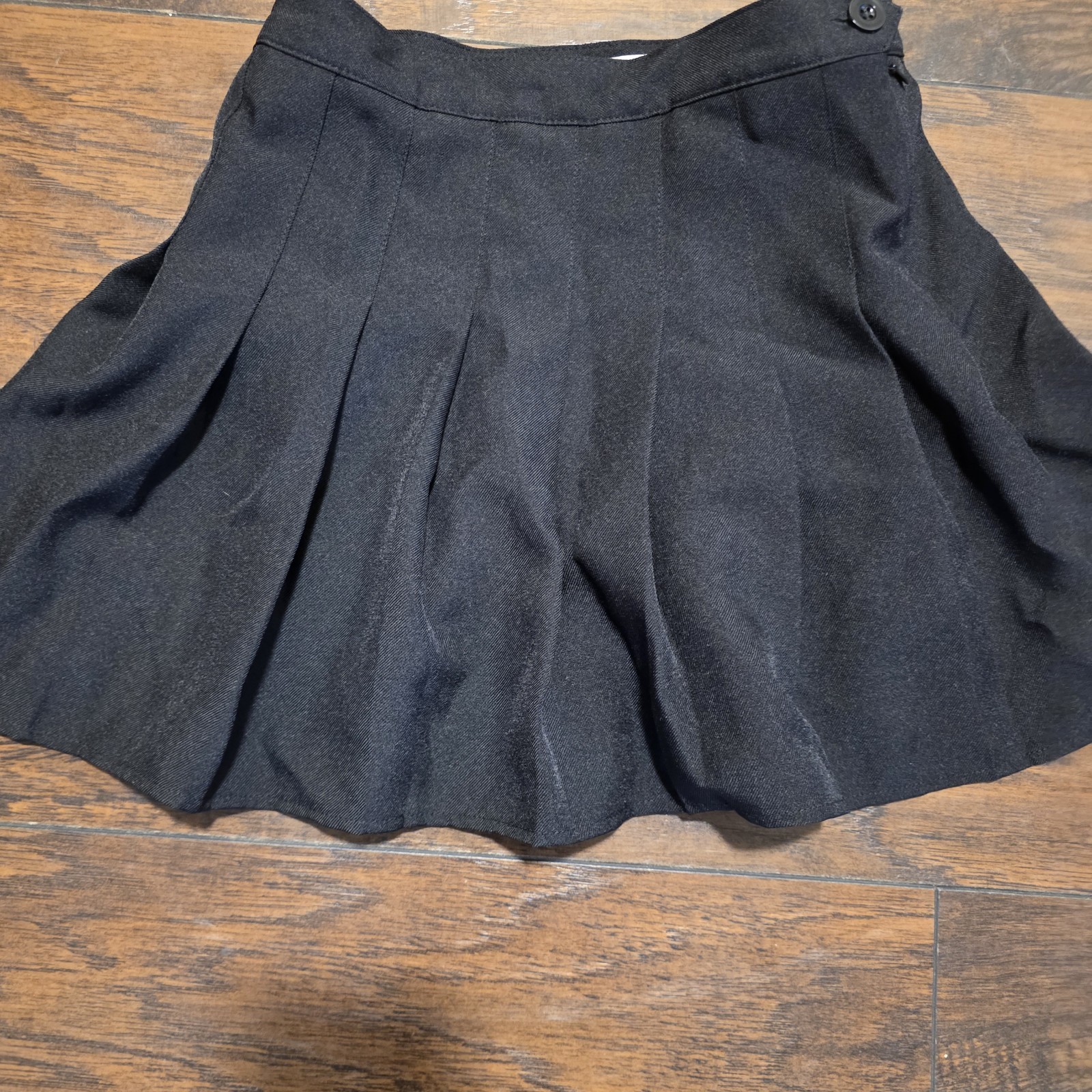 F.LL Y2k Mini Skirt Womens S Black Pleated Academia Bratz 2000s Vtg Office Siren