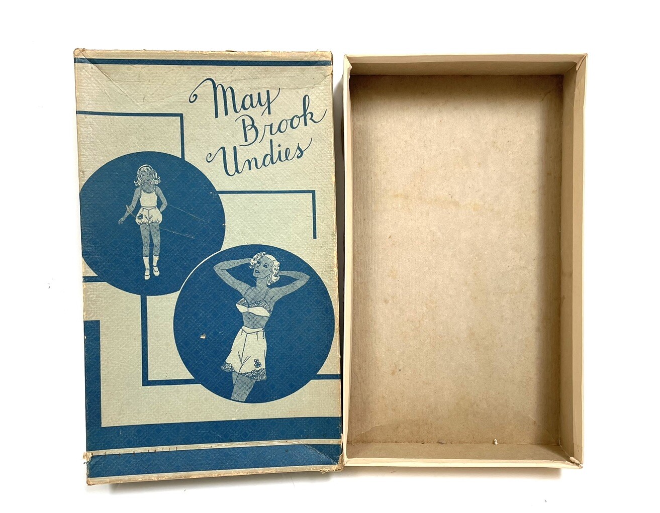 Vintage 1920’s May Brook Undies Lingerie Original Empty Box