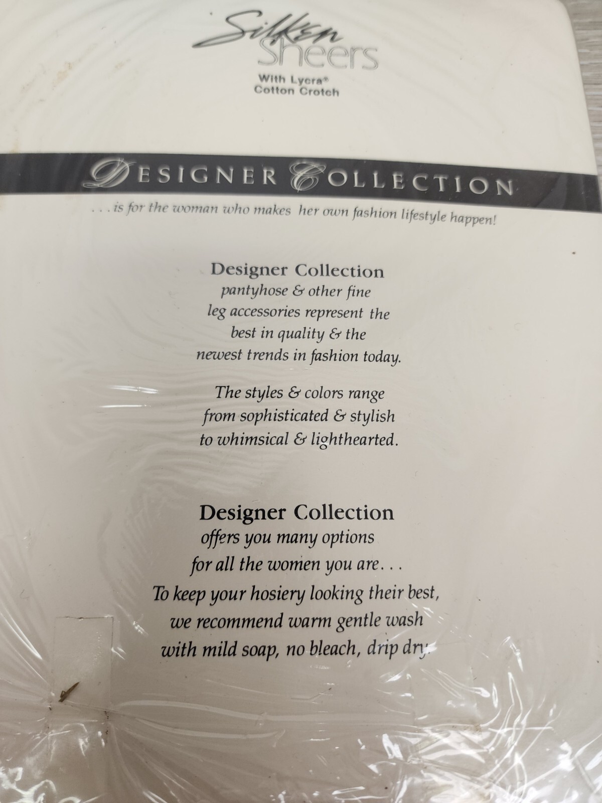 Silken Sheers Designer Collection 7500 Suntan Medium M Tall Pantyhose 2 Pack New