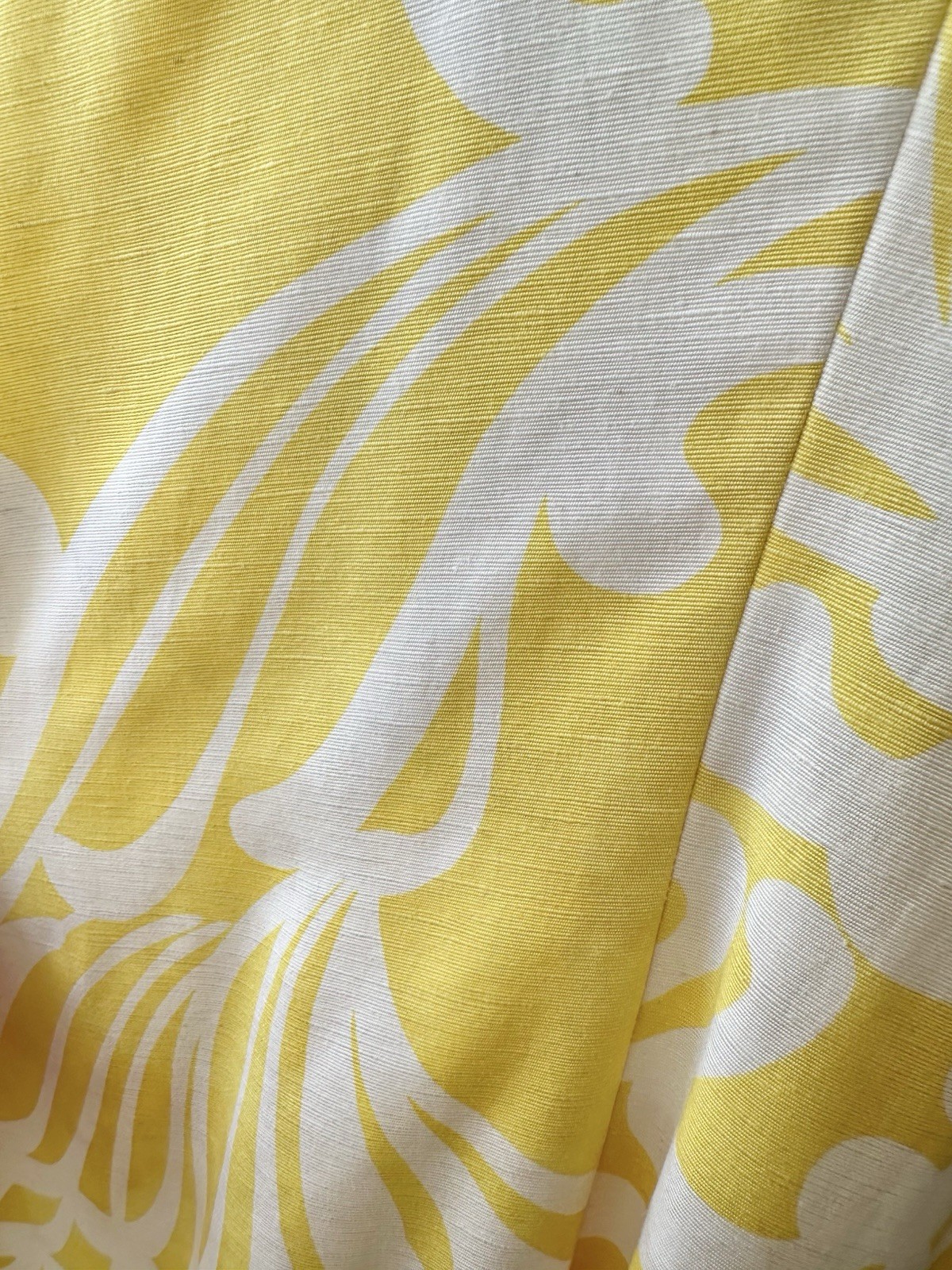Geoffrey Beene Boutique 1970’s Yellow Maxi Dress Open Bow Back Pockets