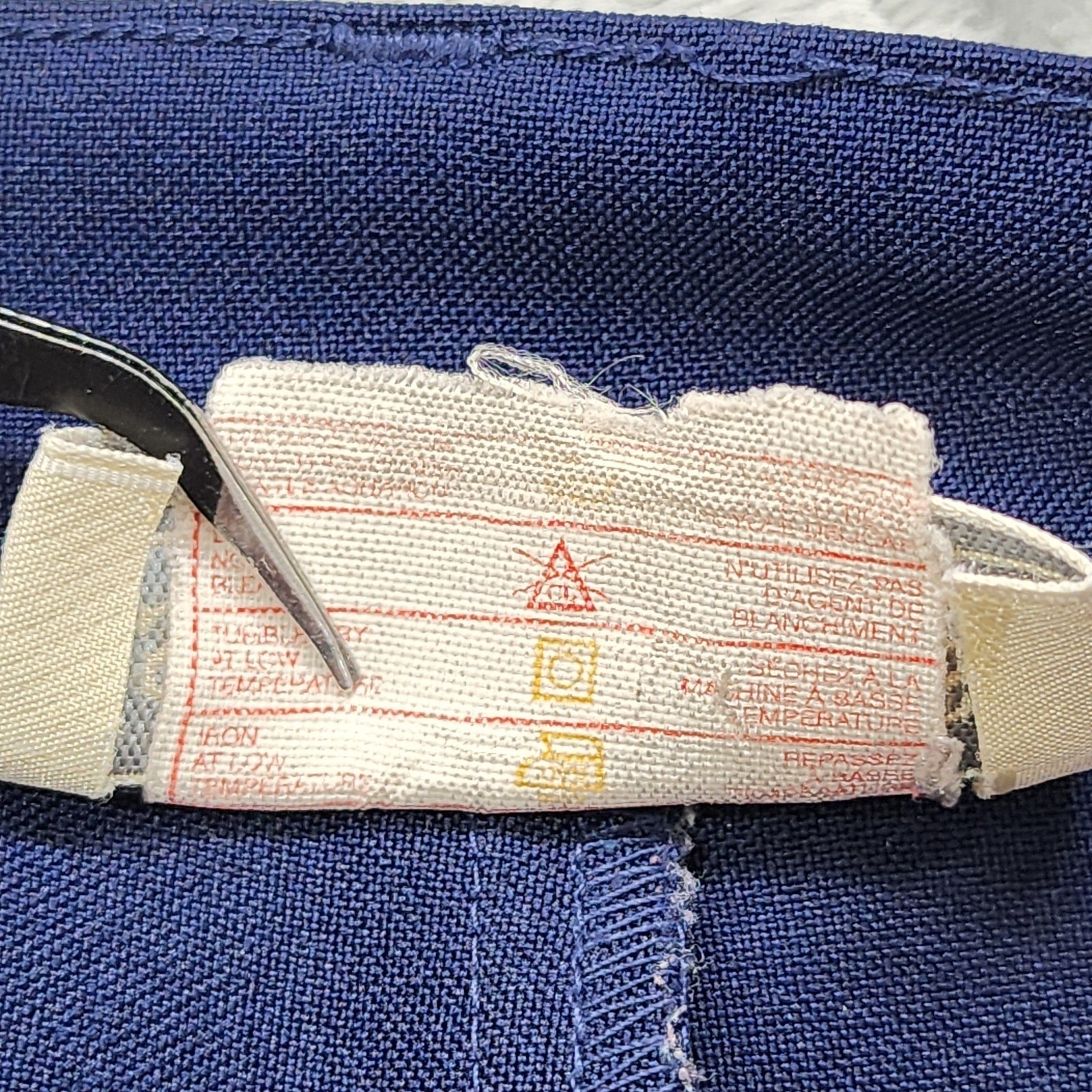 Vintage Studio Works Pants Womens 22WP Blue High Rise Tapered Office Preppy