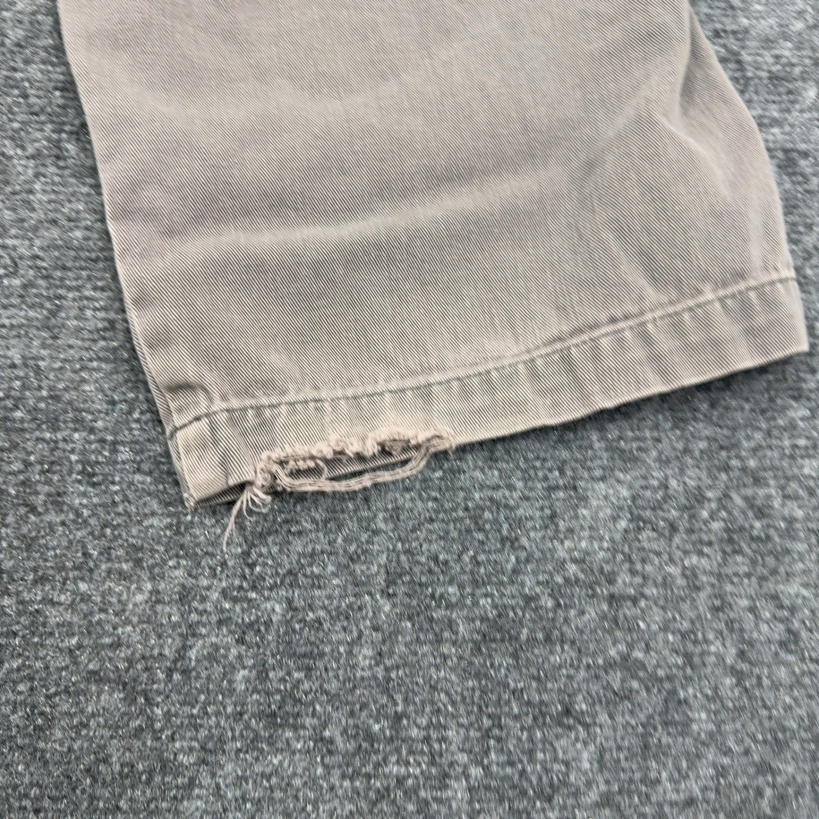 Vintage Bugle Boy Cargo Pants Women 27 Gray Cotton Baggy Workwear Y2K Streetwear