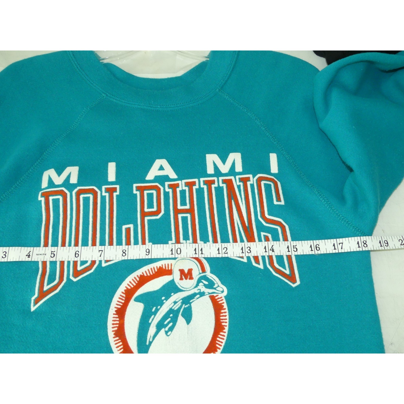 Vintage 80’s Artex Miami Dolphins NFL Sweatshirt Women’s Medium USA Rare Ladies