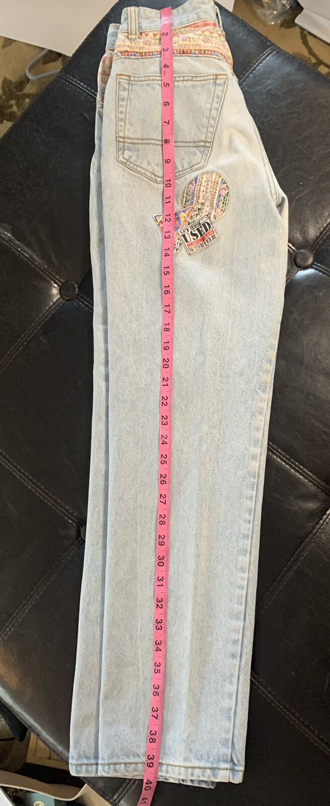Get Used By Elie Jeans &Jacket Set size 28 & Lg I ❤️ 80s 90s RARE