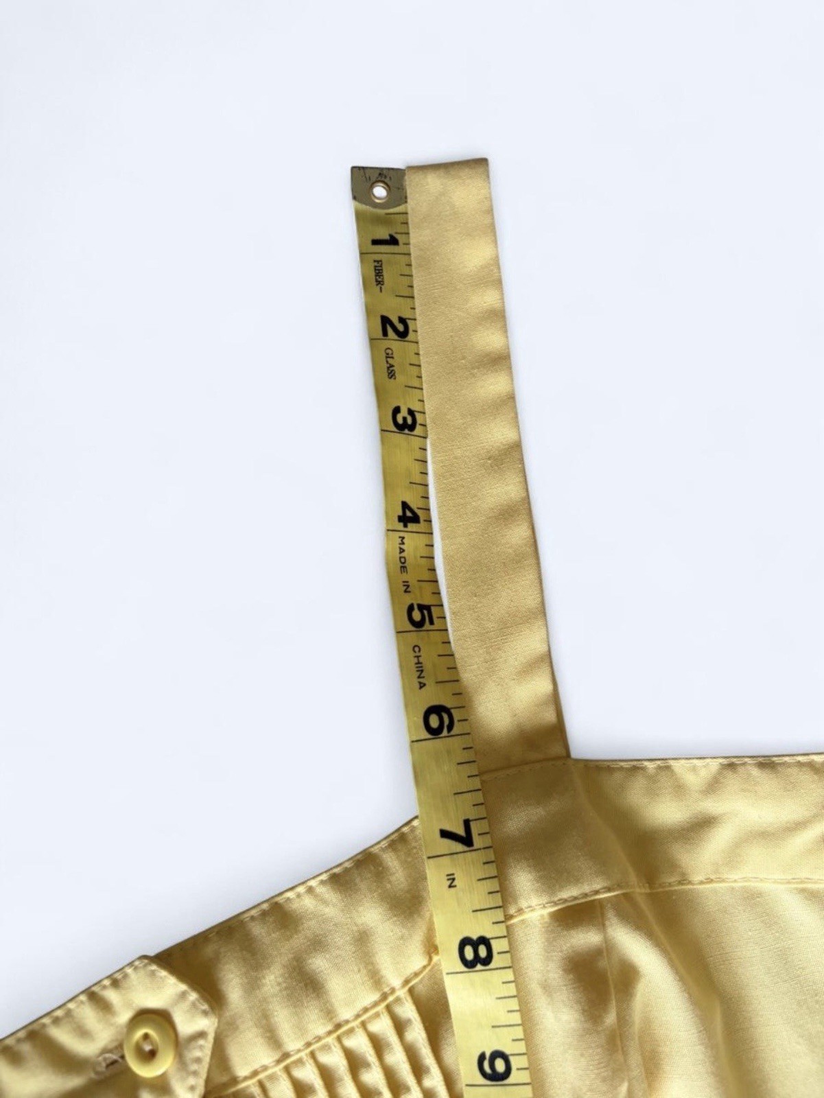 Vtg Lanz Originals Yellow Button-Front Summer Cottage Core Dress XS