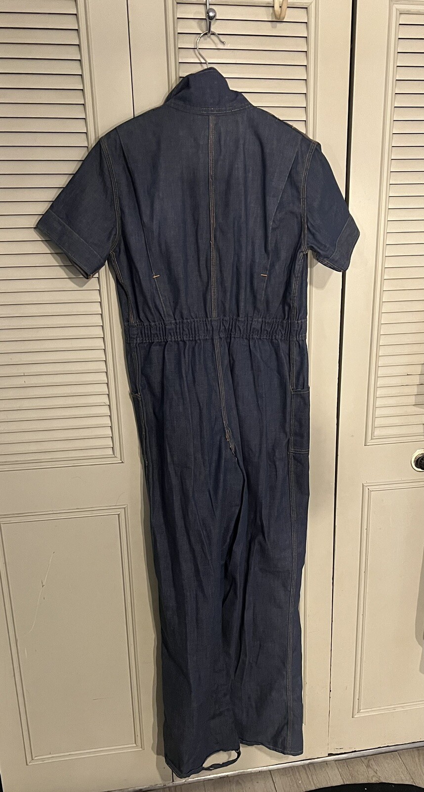Vintage 1970’s March 1 Blue Denim Jumpsuit Size 5 Petit