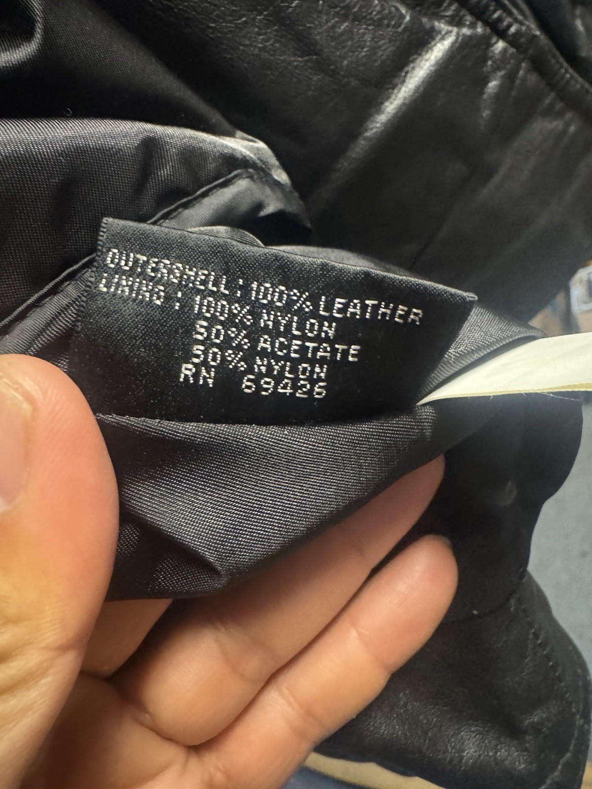 Vintage 1980s Wilsons Leather Jacket L – Black Thinsulate Moto Coat Lace Back