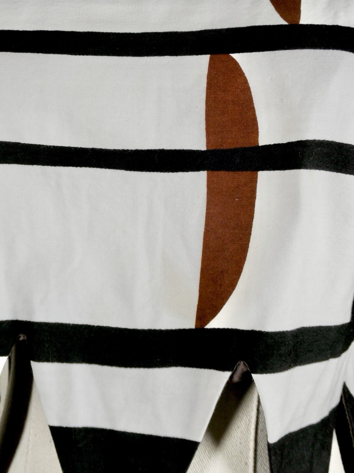 Vintage 1960s Triangle Cutout Dress Op Art Mod Monochrome 60s Medium M Cut Out