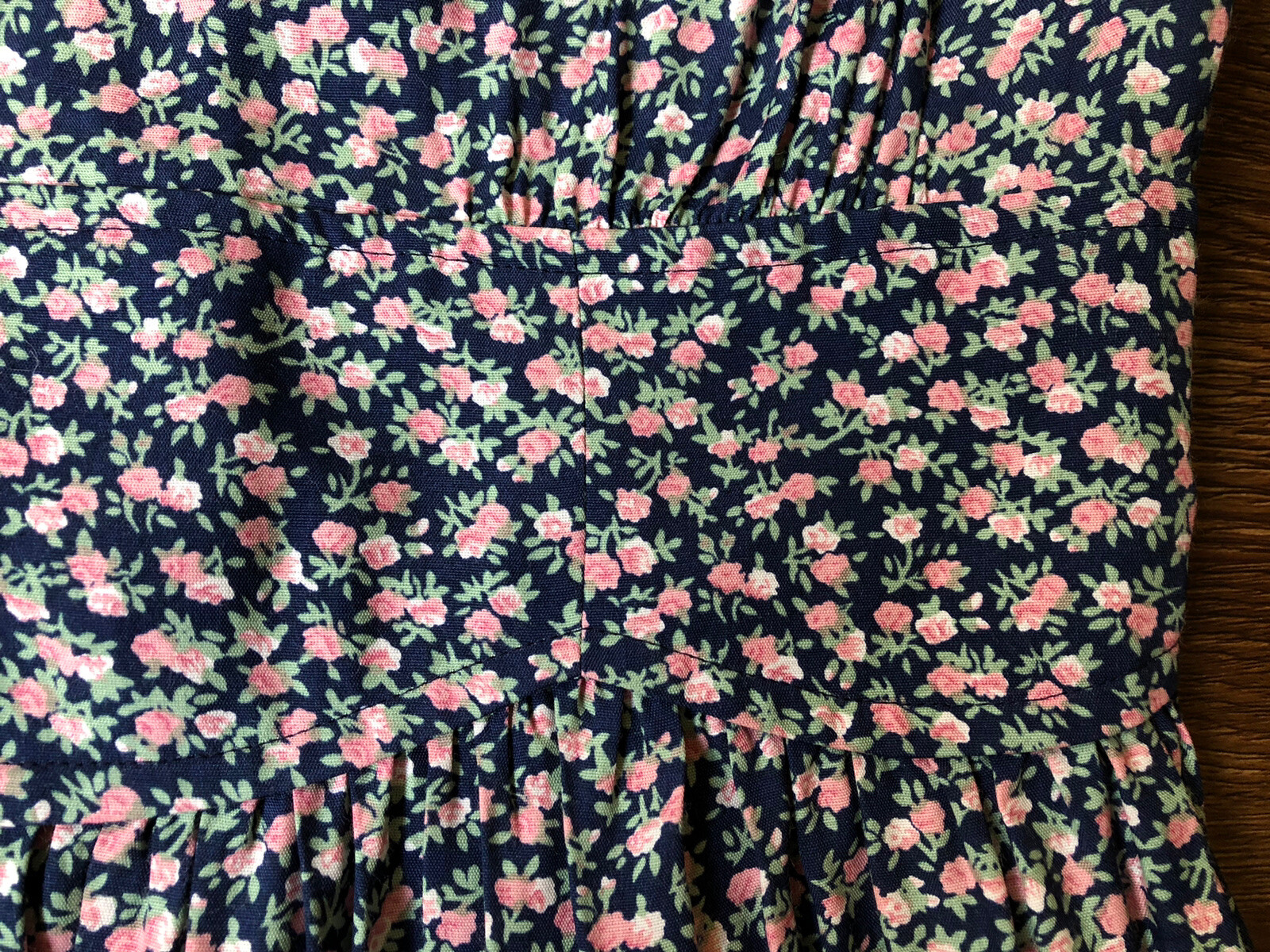 Vintage ‘80s Cottagecore Floral Prairie Dress Grannycore Pink Blue Western Small