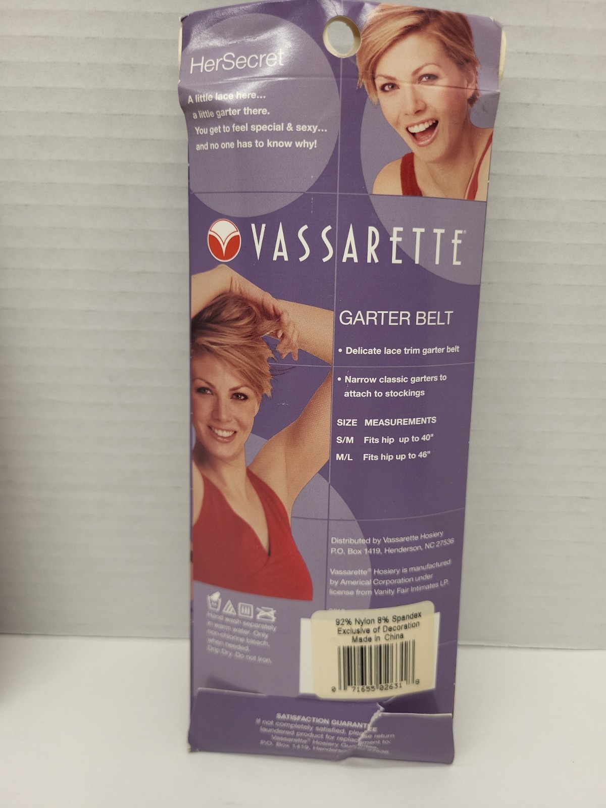 Lot of 3 Vassarette Black Silky Sheer Stockings & 3 Garter Belts, 2 White 1 Blk