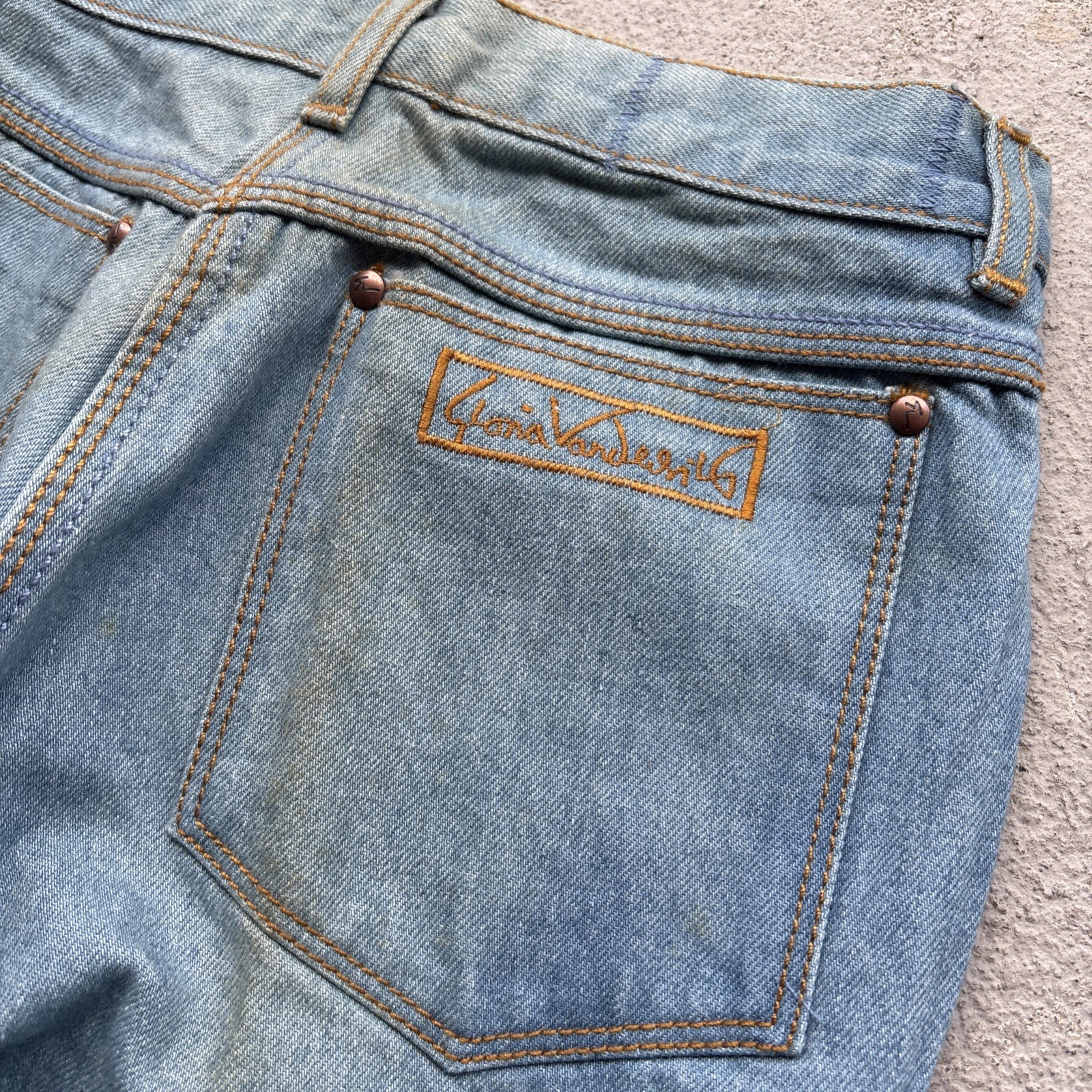 Lot Of 2 70s Deadstock Gloria Vanderbilt Murjani Jeans Womens Denim 10 Vintage