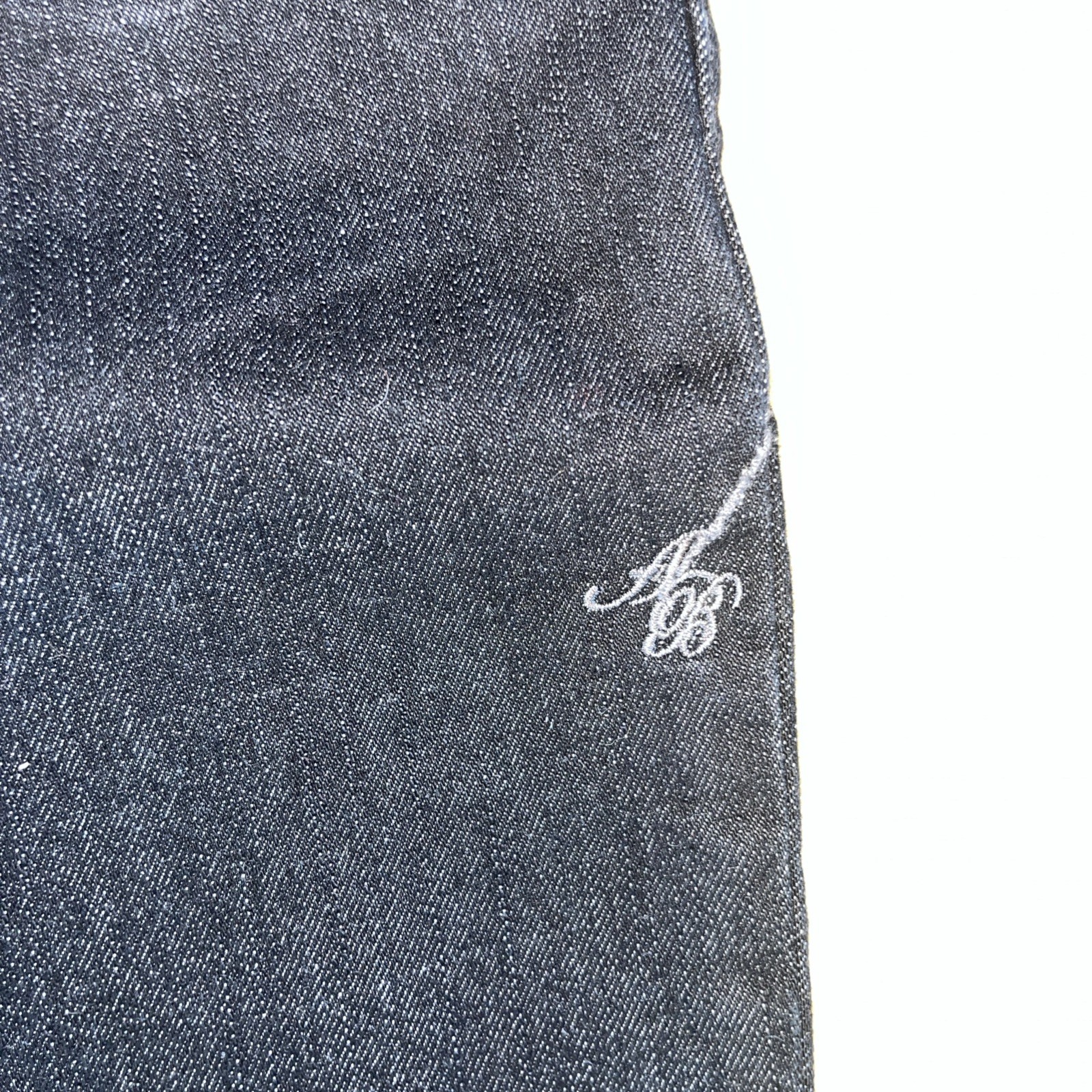Apple Bottoms Jeans 13/14 Black Capris Embroidered Pockets New with Tag Vintage