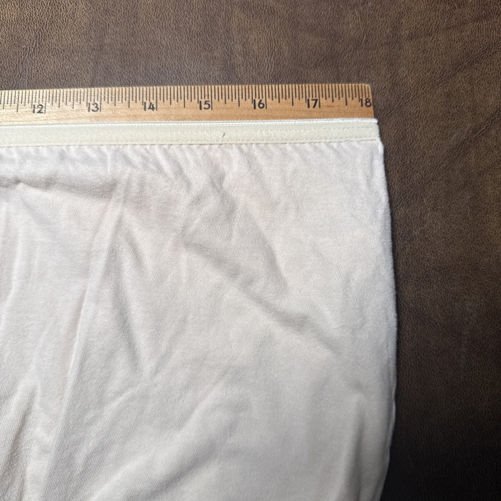 Vtg Cotillion 100% Cotton Brief Granny Panties Sz 9 Extra stretchy waist & legs