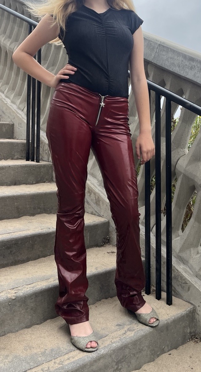 Vintage Serious Vinyl Pants 1990s