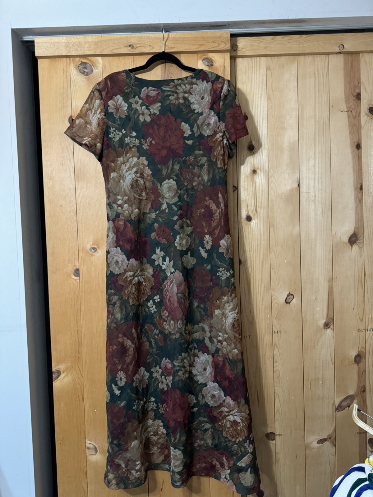 VTG Jessica Howard Victorian Roses Maxi Dress Romantic VTG 16