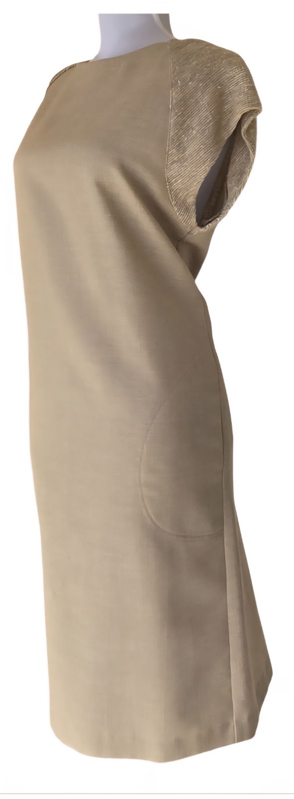 1980s ELLEN HART ORIGINALS Linen Dress With Matching Kimono Style Cardigan L/XL