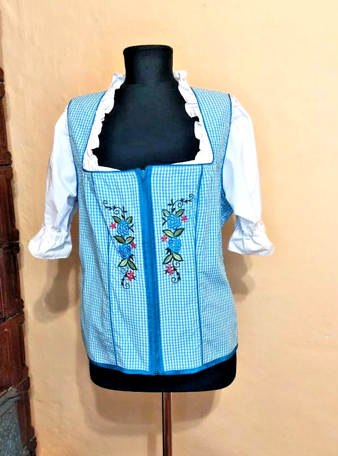 Laura Kent Blouse Dirndl Alpin Trachten Women Oktoberfest size 50/52