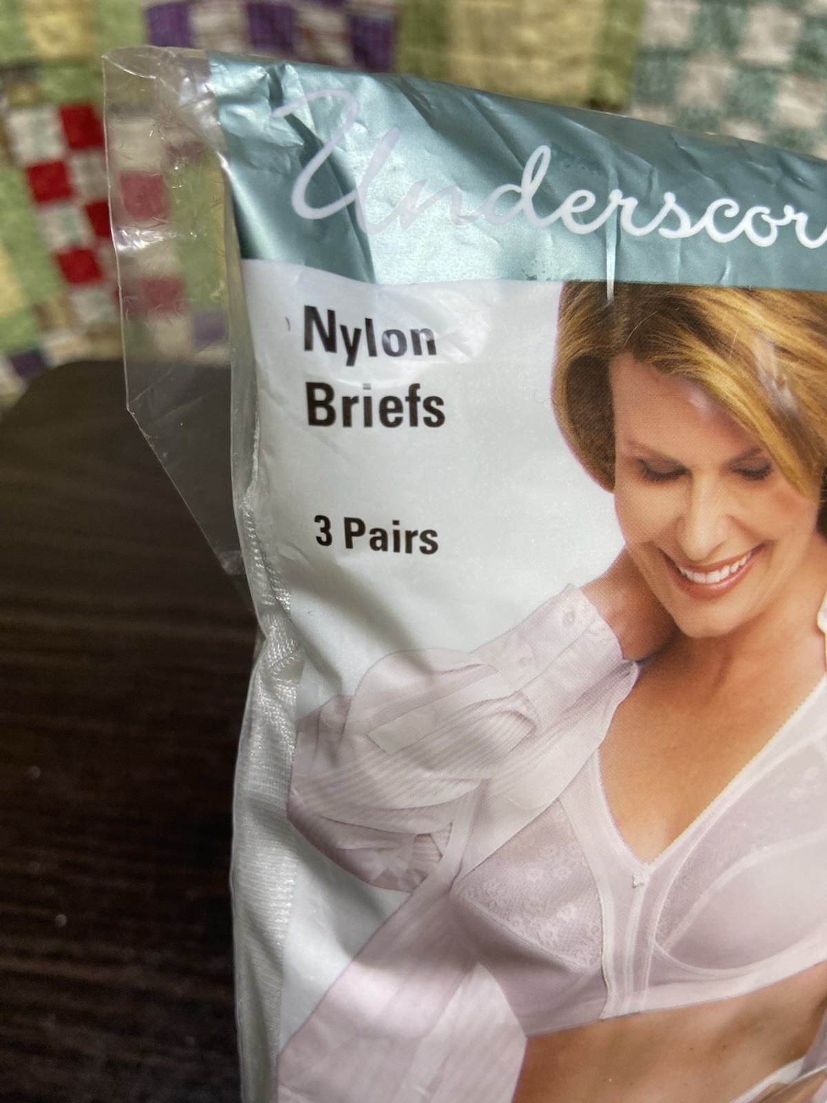 JC PENNY~UNDERSCORE~Full Brief Nylon Sissy Granny NIP~SIZE 8-3 Pairs