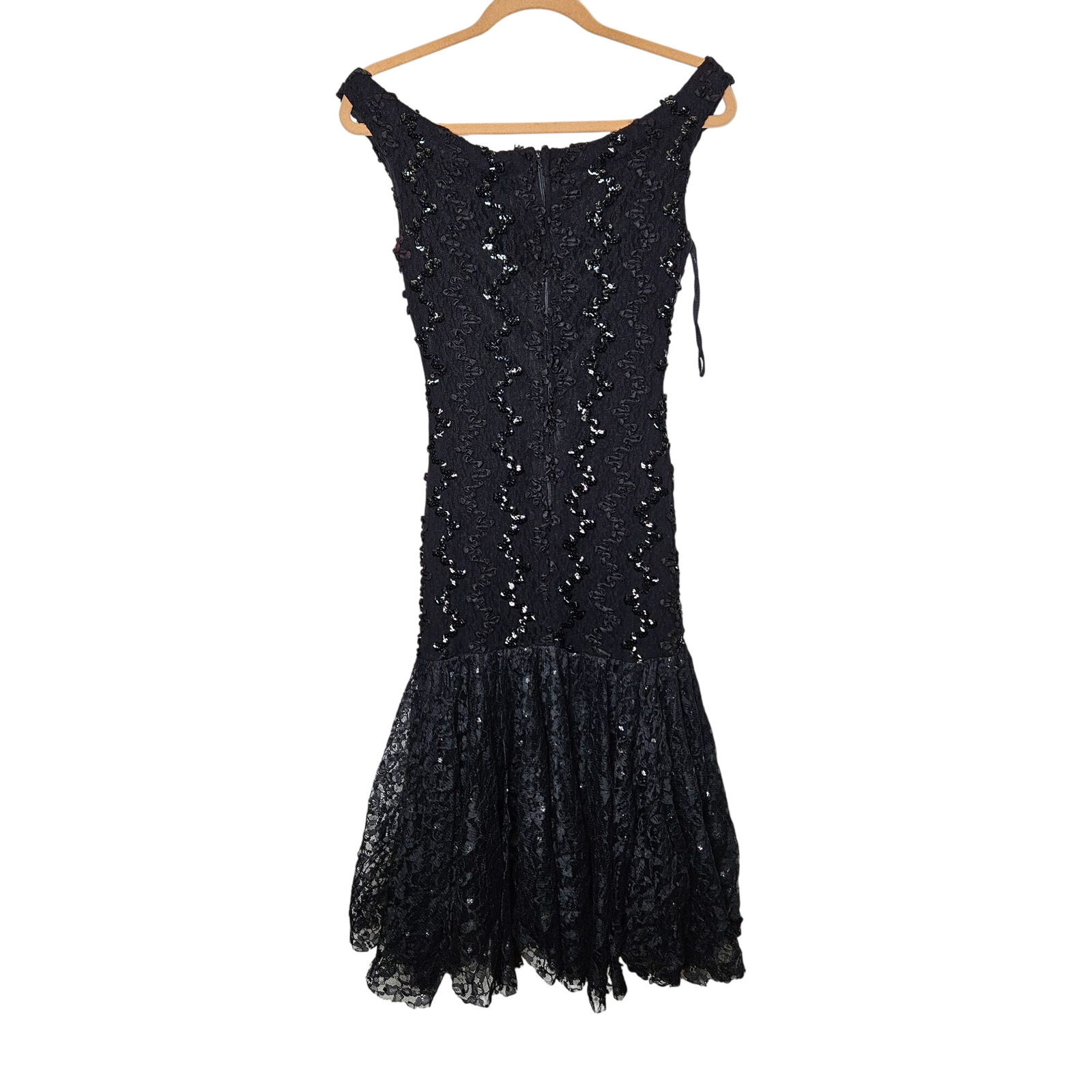 Vintage 80s 90s Lace Dress 5/6 Skater Grunge Whimsigoth Fairy Addams Mermaid