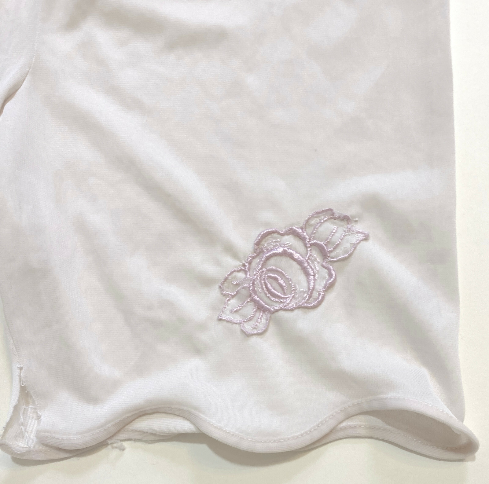 VINTAGE CAROL BRENT PALE PINK BLOOMERS, PETTIPANTS ROSE EMBROIDERY, SMALL