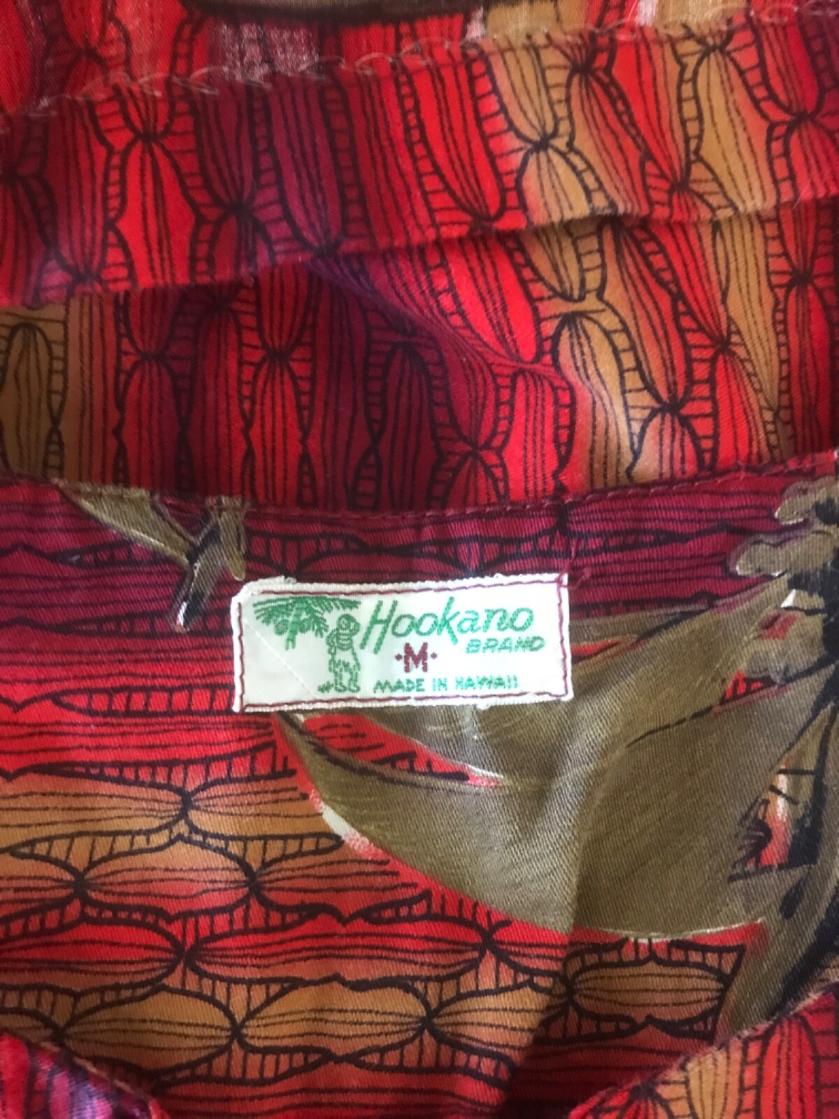 Vtg 60s Hookano Hawaiian shift dress tiki luau Hawaii side pleats bows s-m