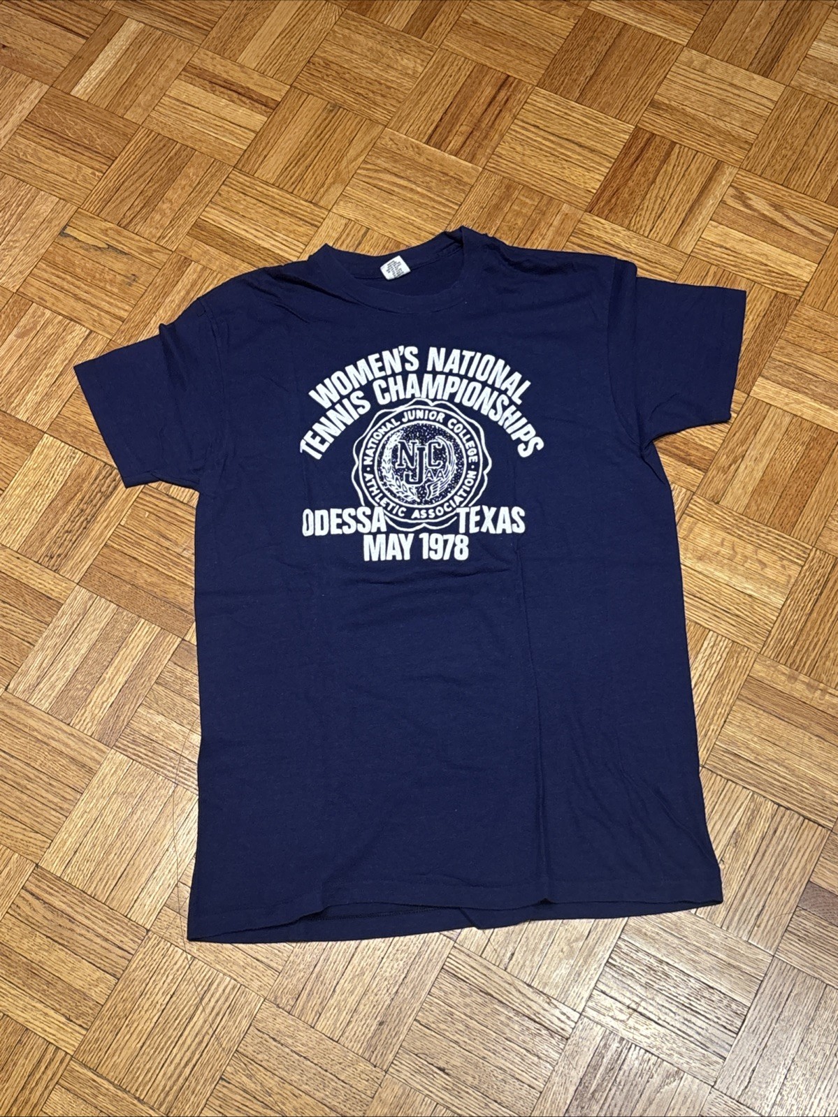 1978 NJCAA Junior College Women’s National Tennis Championship T-shirt – Large