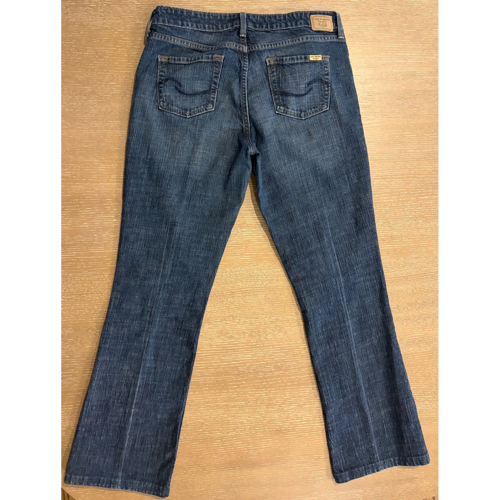 Levi Strauss Signature Y2K Low Rise Bootcut Jeans Women’s Misses 12 x 30 Long