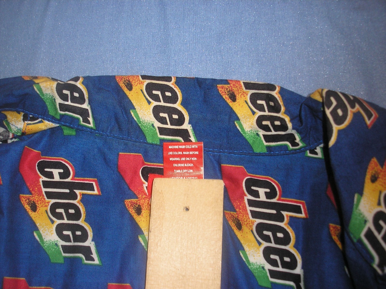 Vintage Cheer Detergent Target Pop Art Woman’s Size Med Short Sleeve Shirt