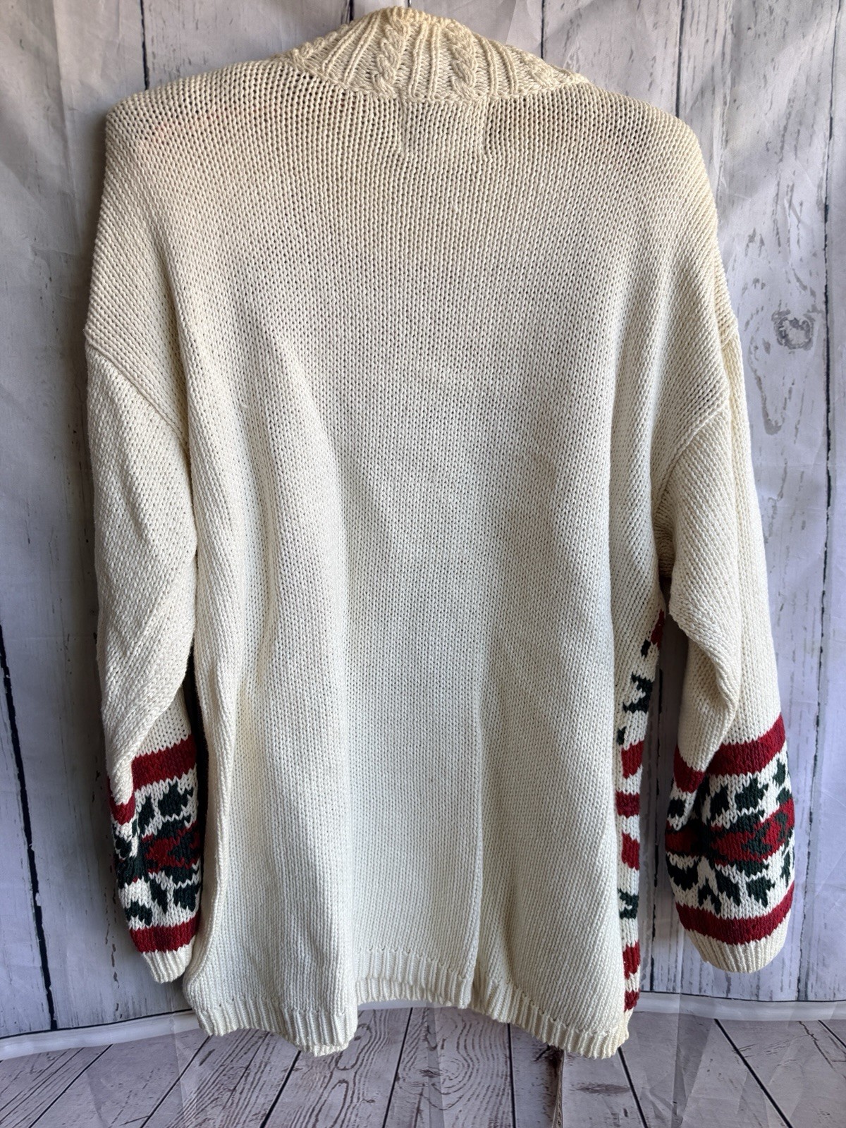 Vintage Heirloom Collectibles 1998 Christmas Tree Sweater Grandma Whimsy L