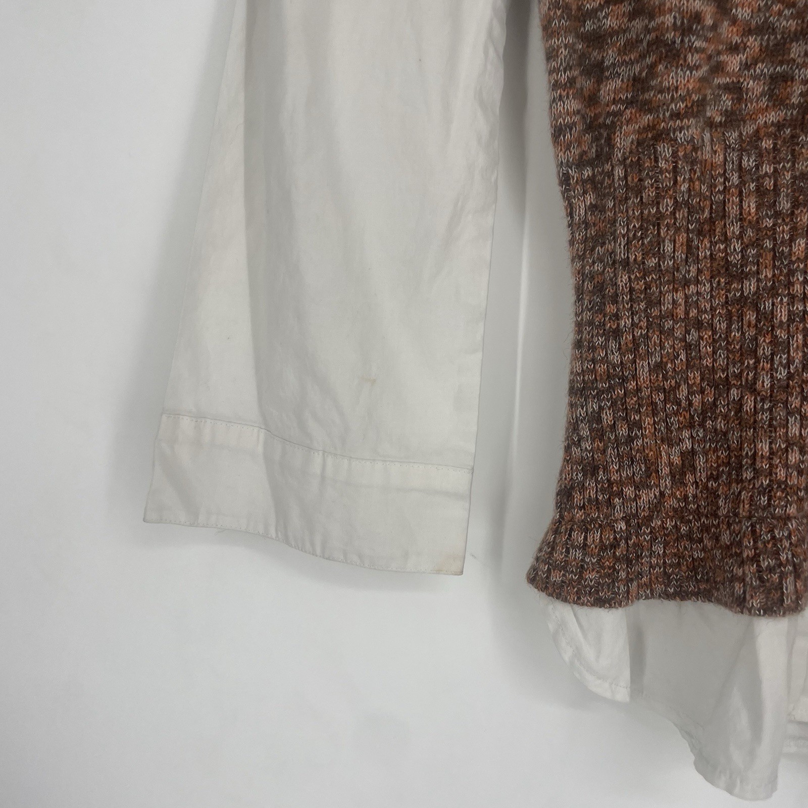 Vintage Y2K IZ Byer California Medium Knit Vest Shirt Layer Preppy Academia
