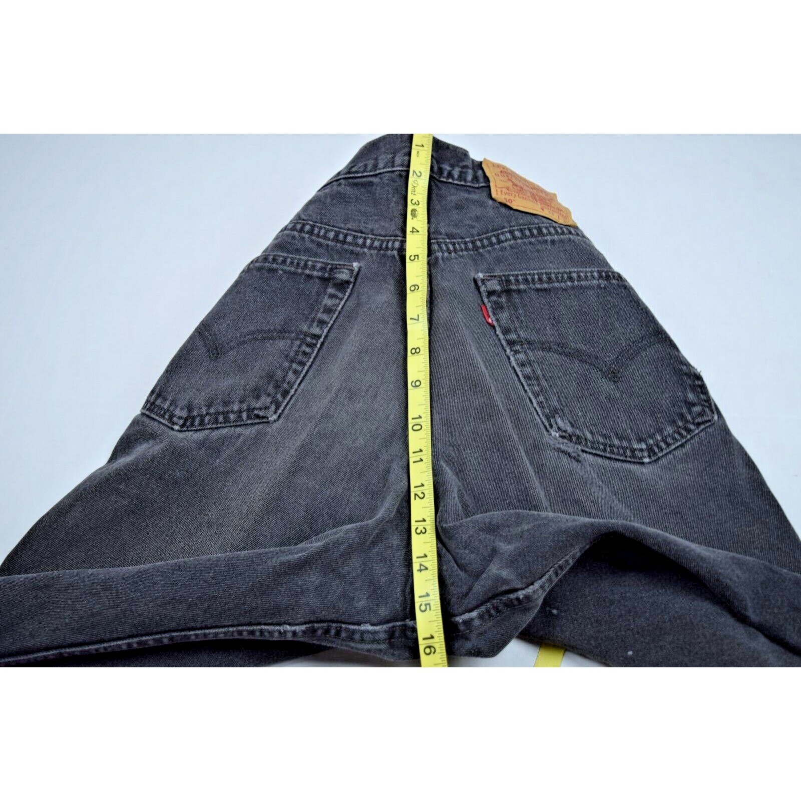 Vintage Levis 550 Jeans Black Relaxed Fit 33 x 30 Faded Black Made USA 1999