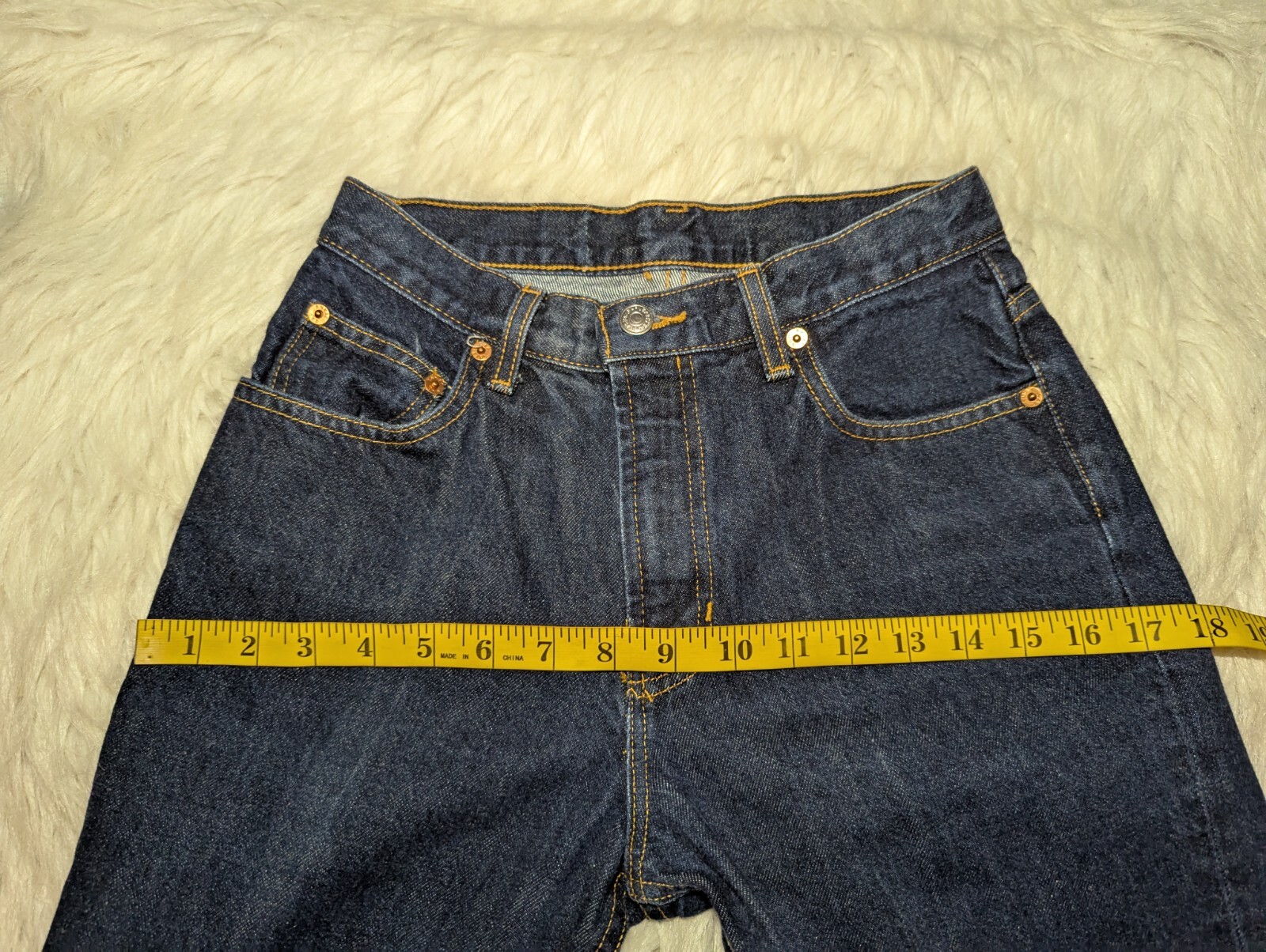 VTG GAP Jeans Women’s 4 Classic Fit Dark Wash Denim USA Made 100% Cotton RETRO
