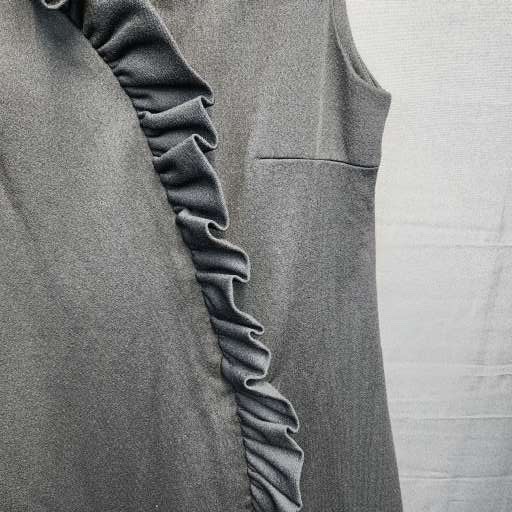 VTG International Ladies Garment Workers Union Dress Black Short Ruffle Size ?