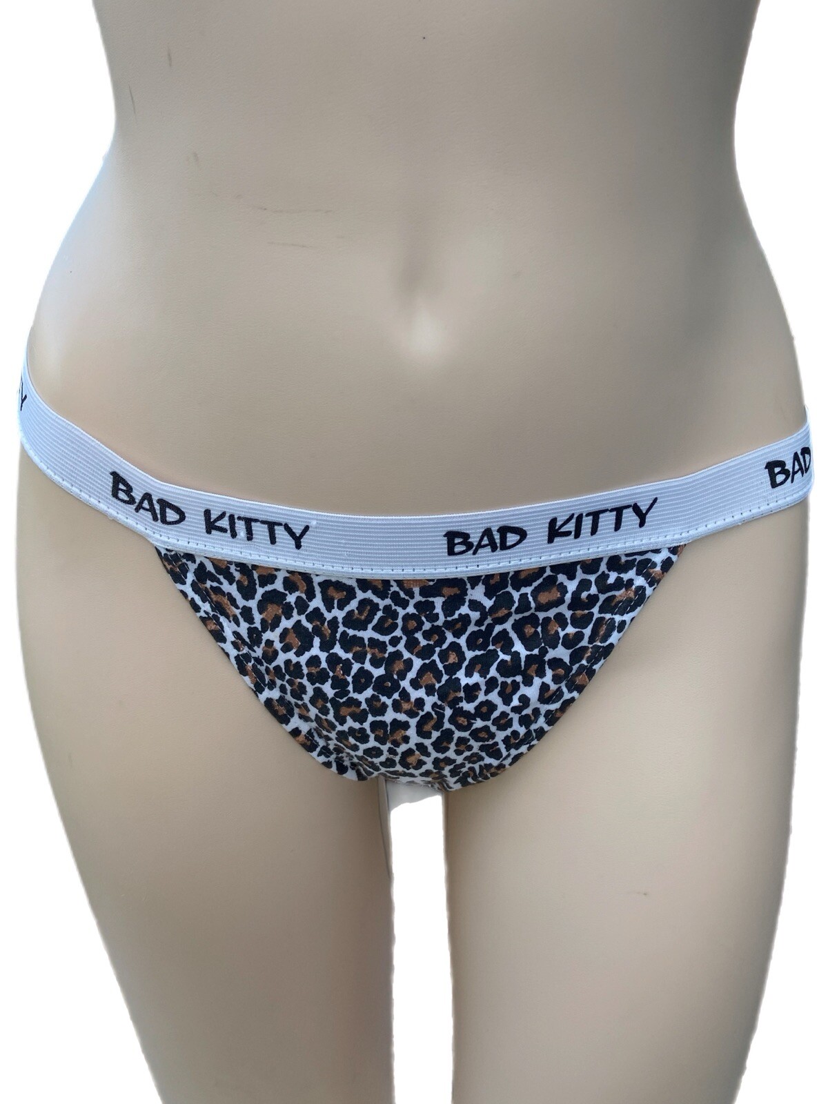 Y2K Deadstock Bad Kitty Low Bikini Panty M/6 Baddie Rave Vintage 2 K New Retro