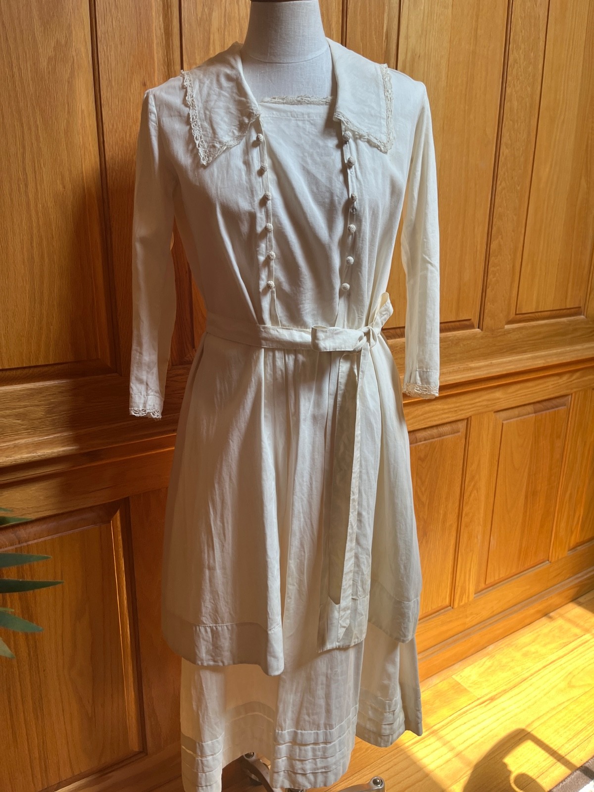 Antique Victorian Top and skirt, with a tie belt