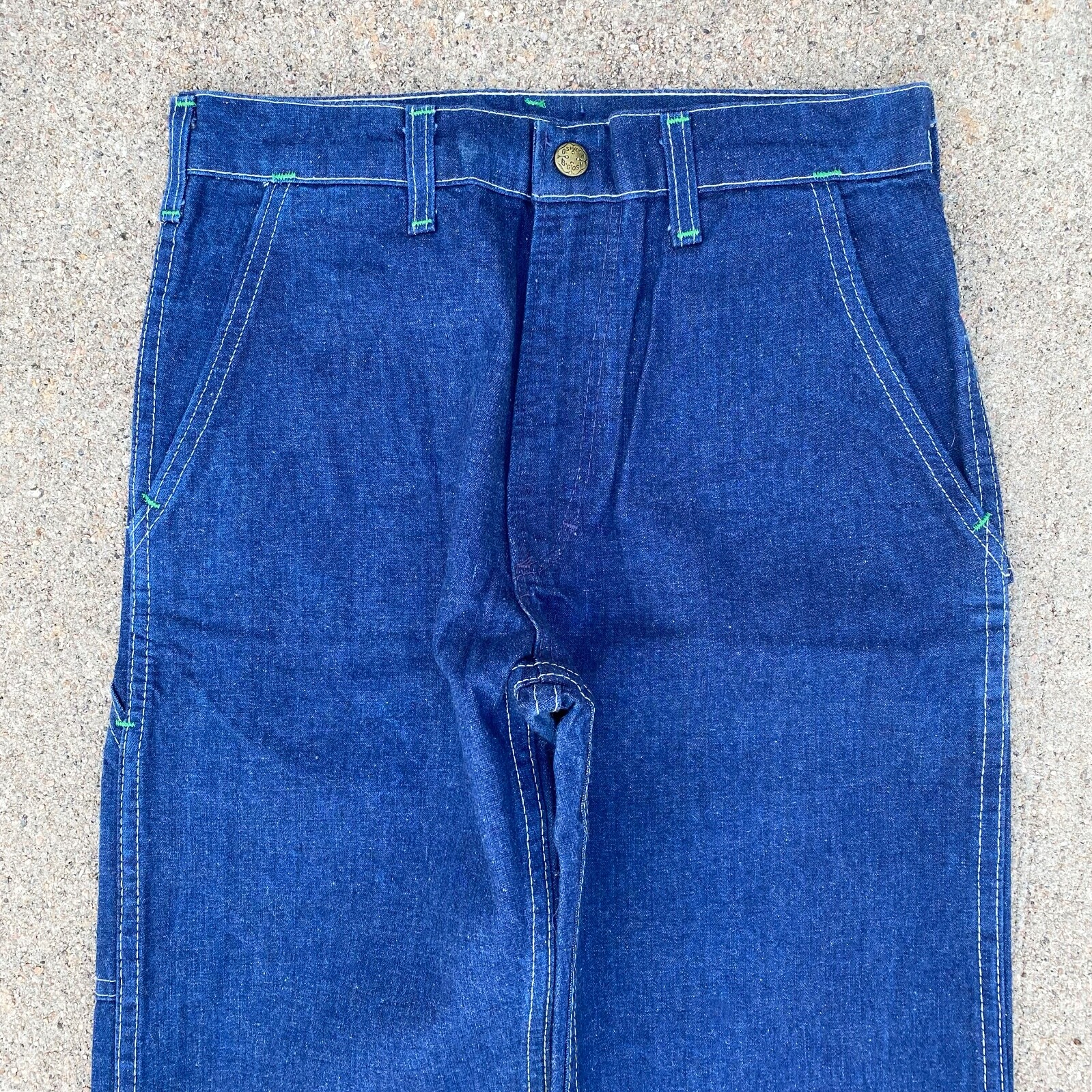 Deadstock NWT Vintage 1970s Oshkosh Dungarees Carpenter Painter Jeans