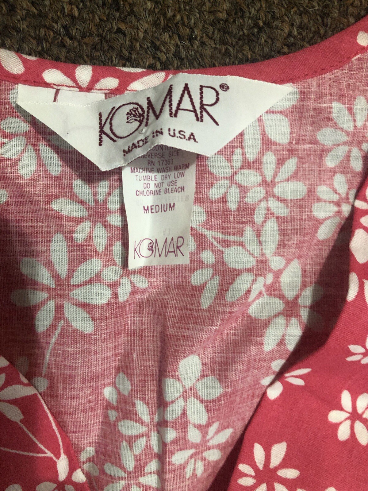 Vintage 1960’s Flower Power Moo Moo Dress Lot Of 2 Made By KOMAR