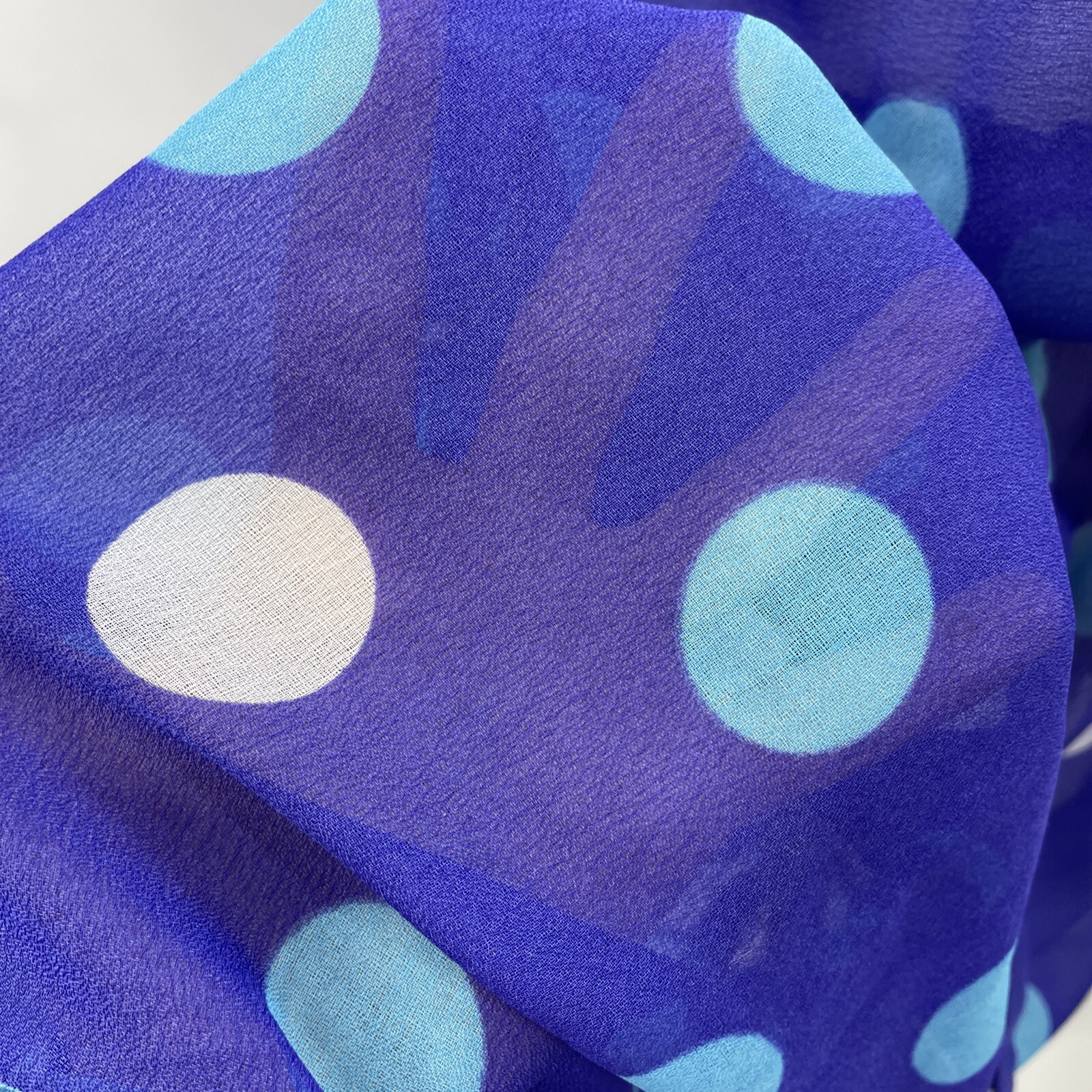 Vintage New Raves Dress Polka Dot Puff Sleeves Totally 80s Rad New Wave Purple
