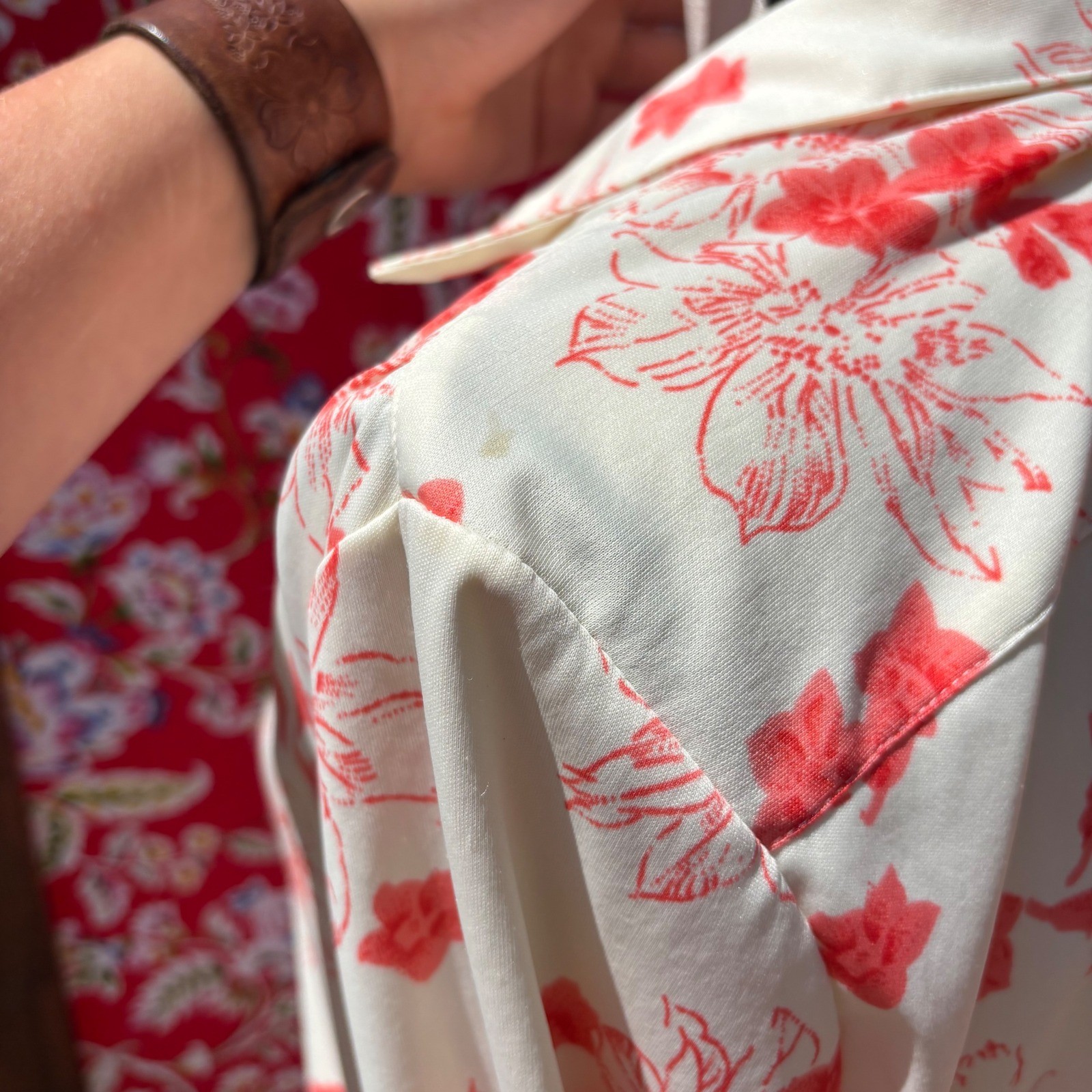 Vintage Floral Western Prairie Floral Button Down Women’s Size M-L