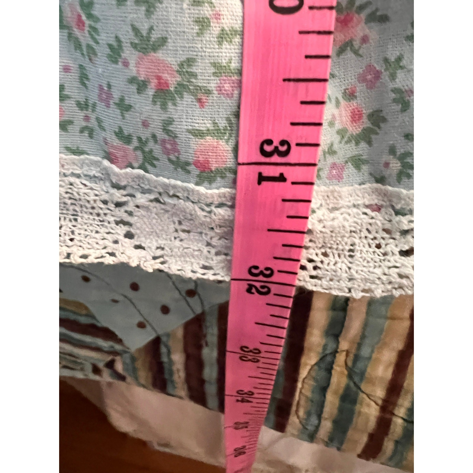 Vintage 70s floral prairie boho tiered skirt cottage core You Babes small