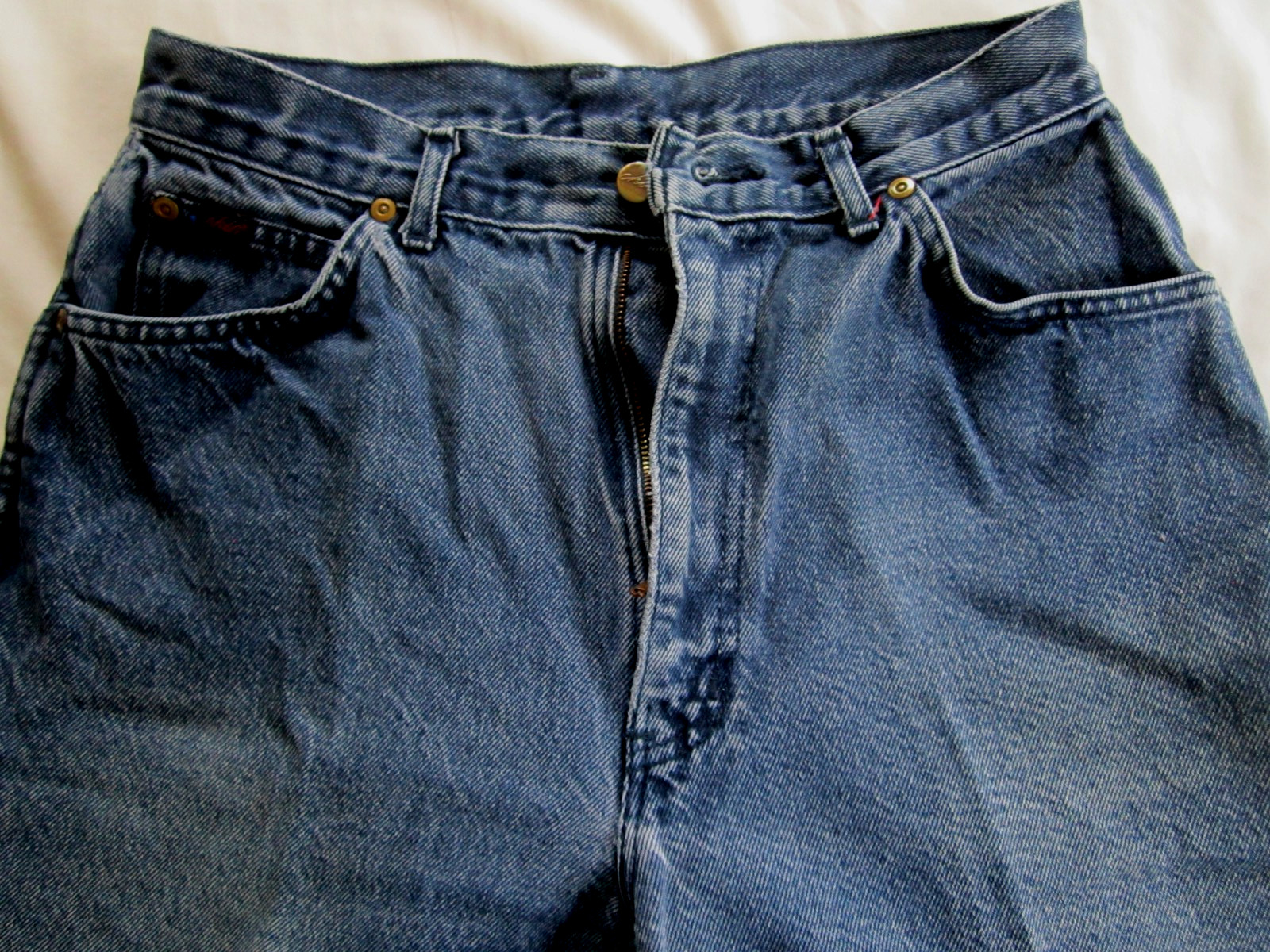 Vintage Chic Hipster Jeans Women’s MOM Denim PANTS 80s Sz 13 T High Waisted Worn