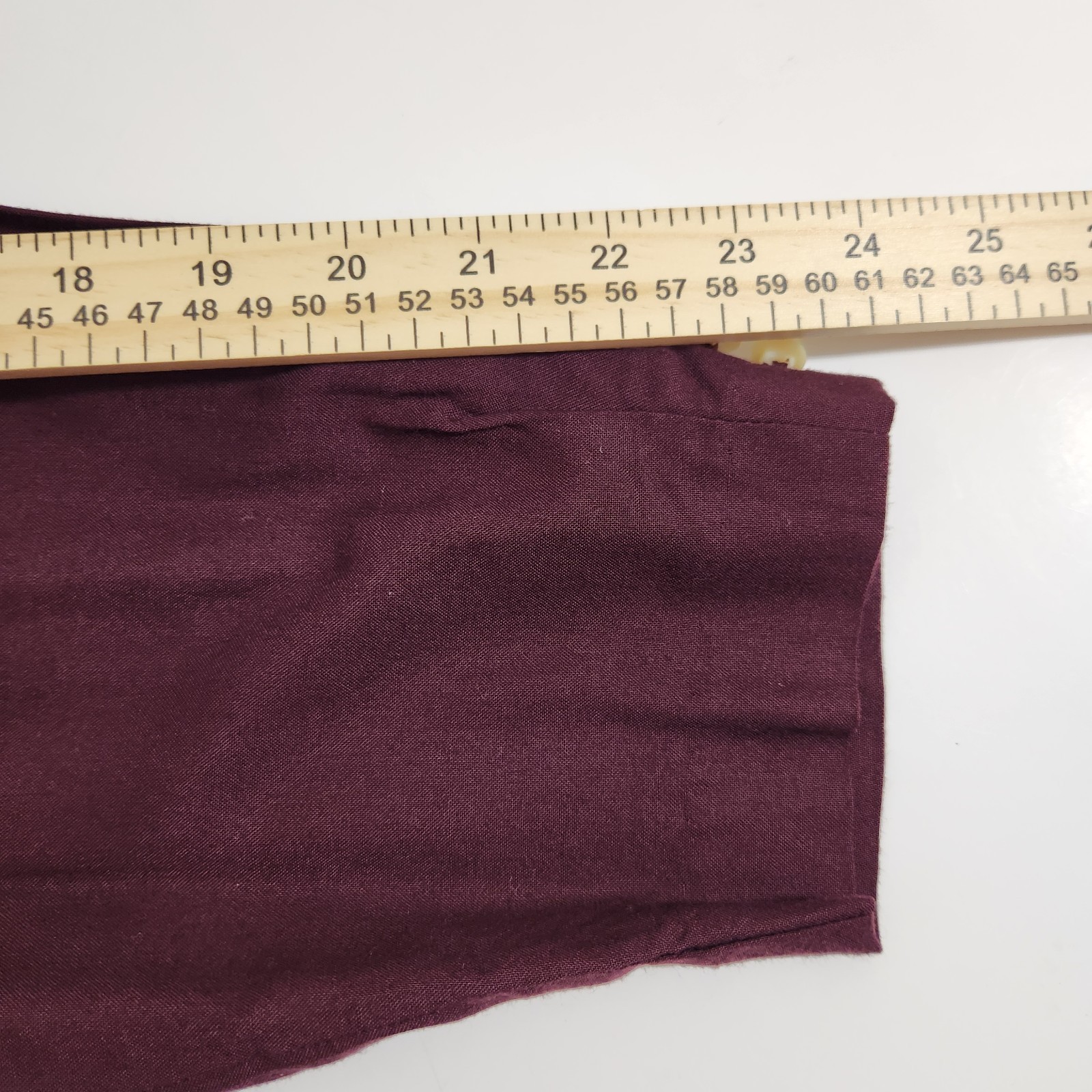 Vintage Plaza South Plus 20W Burgundy Prairie Midi Dress Lace Collar Cottagecore
