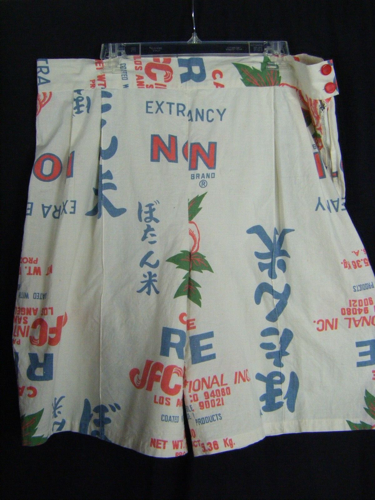 NOTAN CALROSE RICE Vtg 60s Mod Print PLUS Top/Skirt/Short 3 pcs-Bust 50/Waist 36