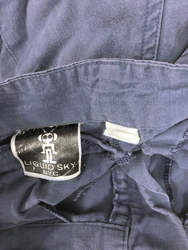 ⭕ 90s Vintage LIQUID SKY Cargo Pants : New York NYC shirt jacket bjork rave jnco