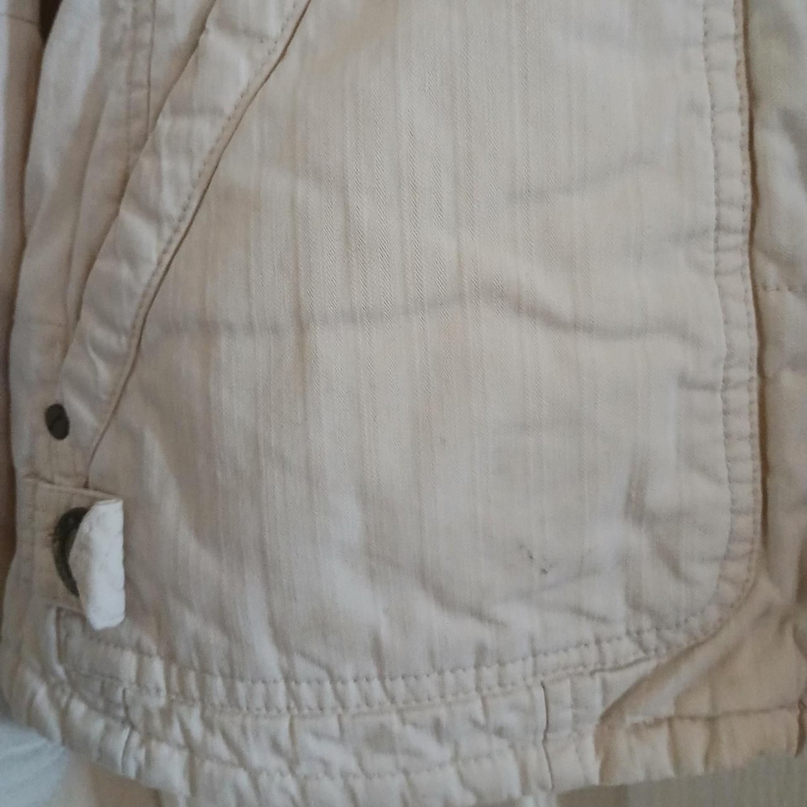 Y2K Vintage Cream Billabong Utility Jacket w hood XL Skater Grunge Gorpcore